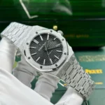 Super-Clone-Audemars-Piguet-Royal-Oak-Frosted-Gold-41mm-Black-3