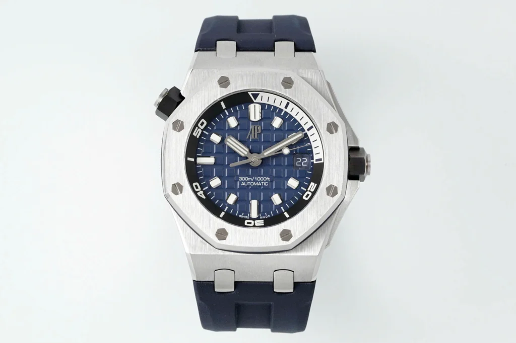 Super-Clone-Audemars-Piguet-Royal-Oak-Offshore-Diver-15720ST-42mm-Blue-Dial-2