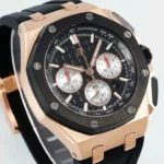 Super-Clone-Audemars-Piguet-Royal-Oak-Offshore-Rose-Gold-26420ST-42mm-Black-Dial-2
