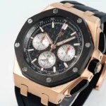 Super-Clone-Audemars-Piguet-Royal-Oak-Offshore-Rose-Gold-26420ST-42mm-Black-Dial-3