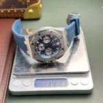 Super-Clone-Audemars-Piguet-Royal-Oak-Offshore-Steel-in-Blue-26420ST-42mm-2