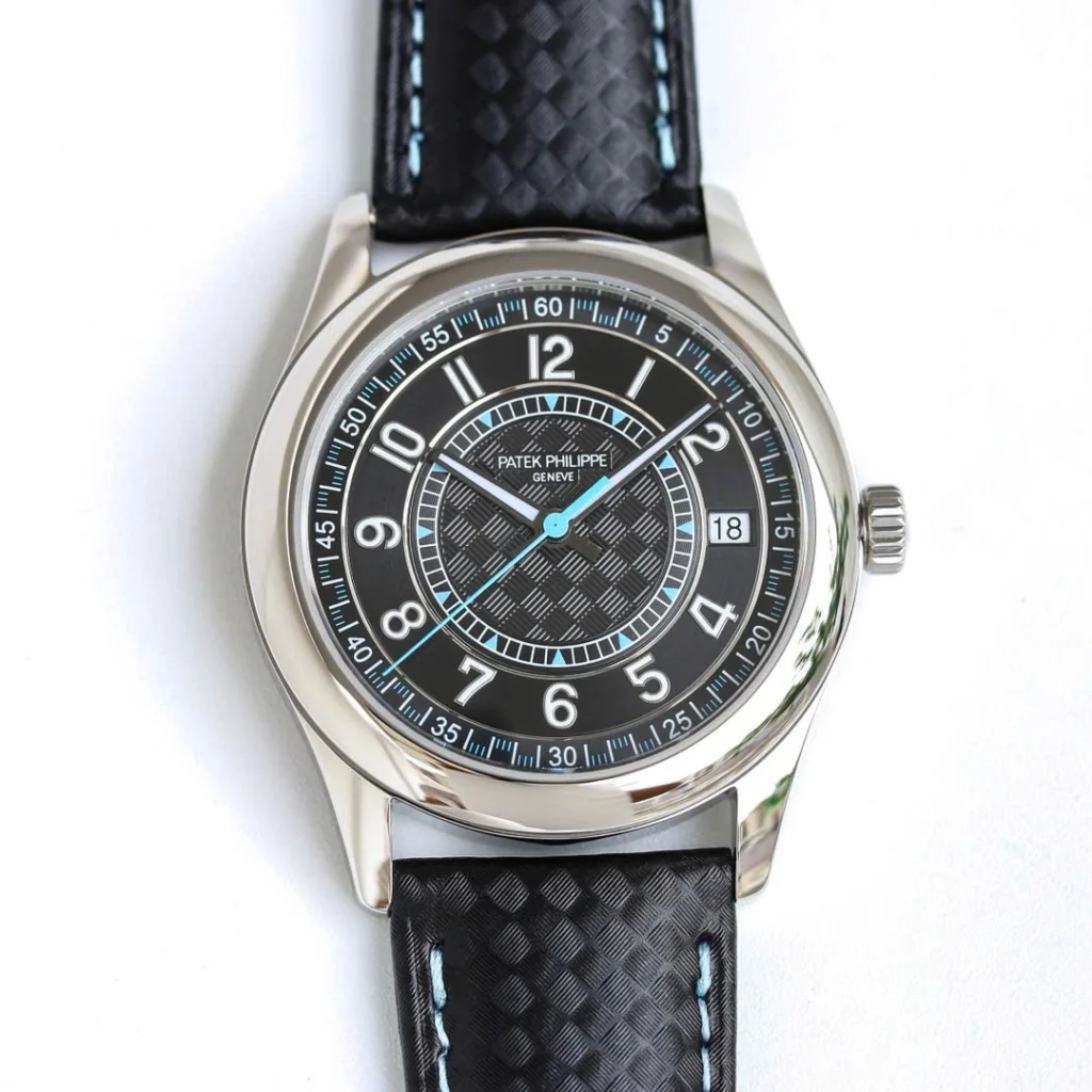 Super-Clone-Patek-Philippe-Calatrava-6007A-Steel-40mm-Black-Tiffany-Dial-2