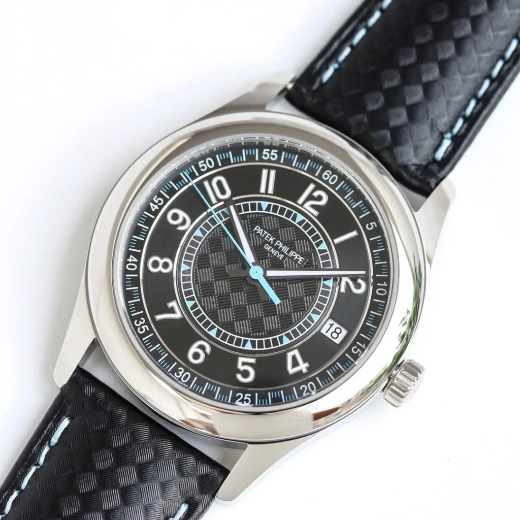 Super-Clone-Patek-Philippe-Calatrava-6007A-Steel-40mm-Black-Tiffany-Dial-5