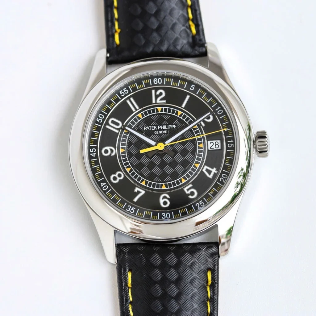 Super-Clone-Patek-Philippe-Calatrava-6007A-Steel-40mm-Ebony-Black-Dial-2