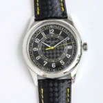 Super-Clone-Patek-Philippe-Calatrava-6007A-Steel-40mm-Ebony-Black-Dial-2