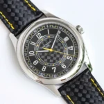 Super-Clone-Patek-Philippe-Calatrava-6007A-Steel-40mm-Ebony-Black-Dial-6