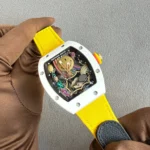 Richard Mille RM 88 Automatic Winding Tourbillon Smiley Transparent Dial Titanium Super Clone