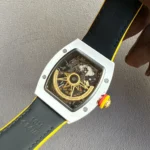 Richard Mille RM 88 Automatic Winding Tourbillon Smiley Transparent Dial Titanium Super Clone