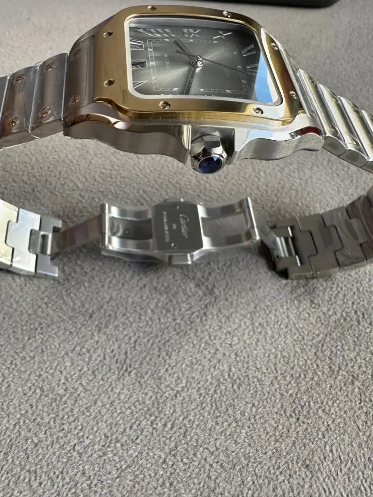 Cartier Santos 40 mm Anthracite Grey Dial Super Clone