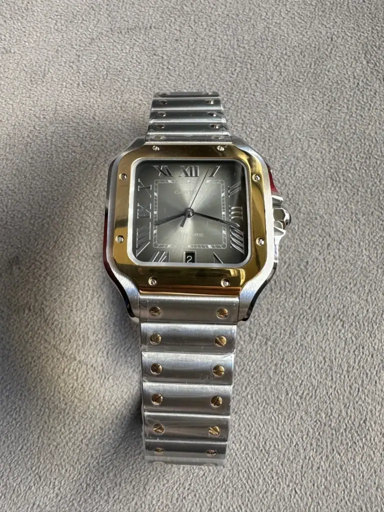 Cartier Santos 40 mm Anthracite Grey Dial Super Clone
