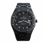AP Royal Black Diamonds With Arabic Dial Super Clone