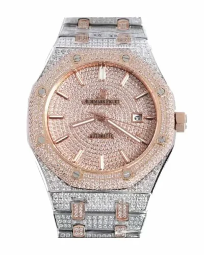 AP Royal Oak Iced Out 15400SR.OO.1220SR.01 Super Clone