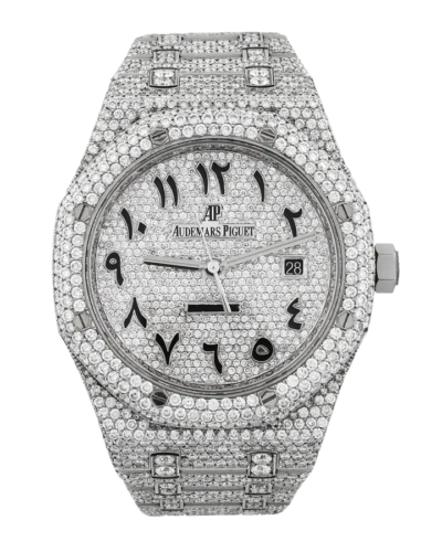 AP Royal Oak Pave Diamond Super Clone