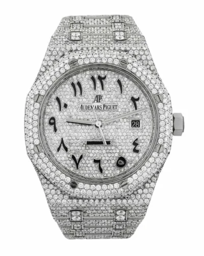AP Royal Oak Pave Diamond 15400ST.OO.1220ST.02 (Copy) (Copy) Super Clone