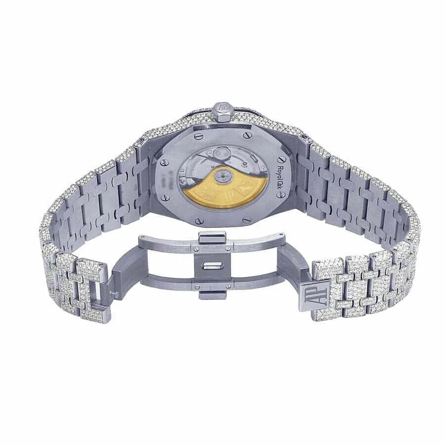 AP Royal Oak Pave Diamond 15400ST.OO.1220ST.02 (Copy) (Copy) Super Clone