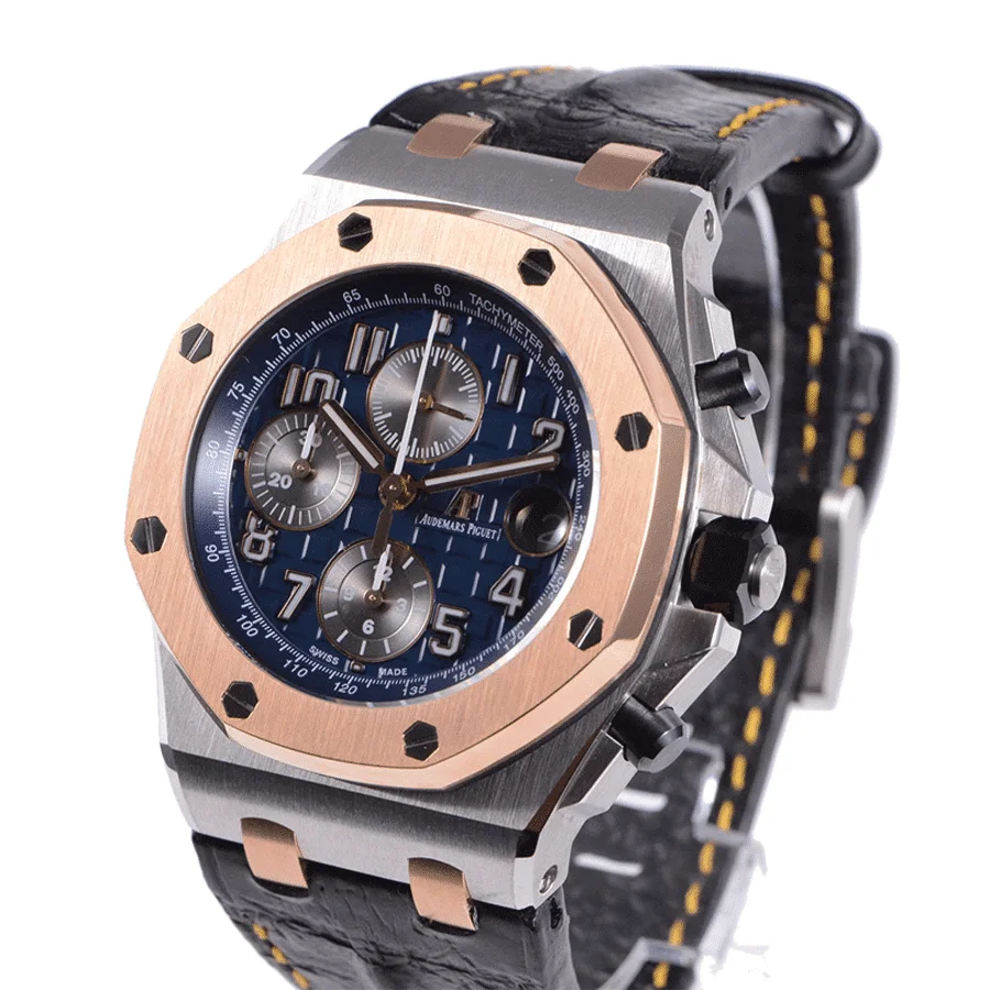 AP Royal Oak Rose Gold Blue Dial Super Clone