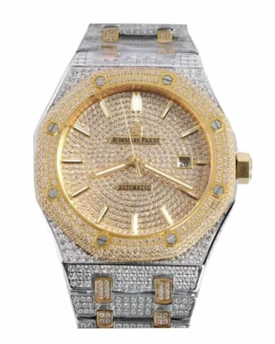AP Royal Oak Selfwinding Sarı Altın & Silver Super Clone