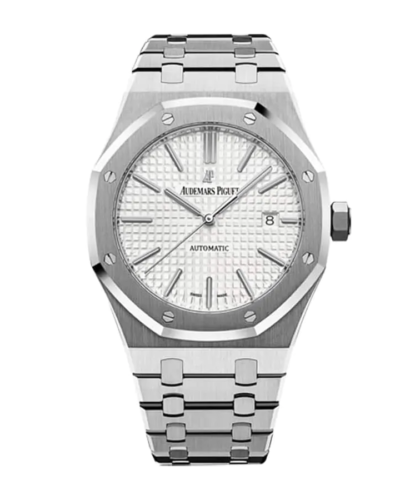 AP Royal Oak Λευκό καντράν 15400ST.OO.1220ST.02 Super Clone