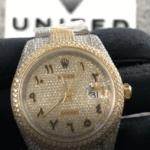 AP Royal Oak Yellow Gold Iced Out Super Clone