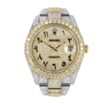 AP Royal Oak Yellow Gold Iced Out Super Clone