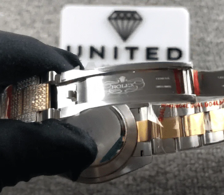 AP Royal Oak Yellow Gold Iced Out Super Clone