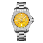 Breitling Avenger II Seawolf A17331 Yellow Dial Super Clone