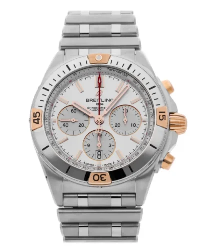 Breitling Chronomat B01 AB0134101G1A1 White Dial Steel Super Clone
