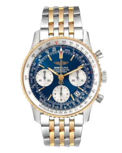 Breitling Navitimer B01 Chronograph D23322 Steel & Gold Super Clone