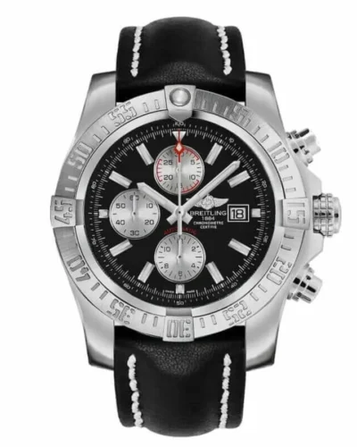 Breitling Super Avenger II A13371 Black Dial Super Clone