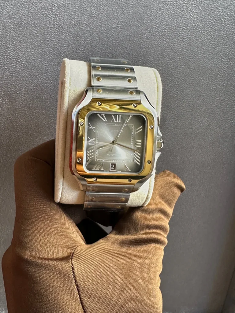 Cartier Santos 40 mm Anthracite Grey Dial Super Clone
