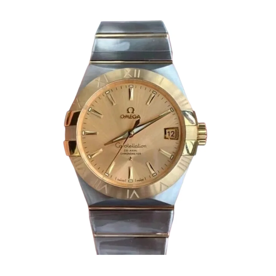 Omega Constellation Gold Dial 123.20.38.21.08.001 Super Clone