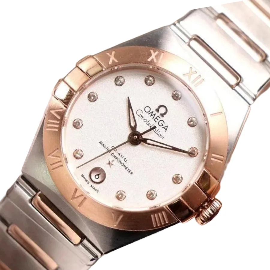 Omega Constellation Steel & Rose Gold 131.20.39.20.52.001 Super Clone