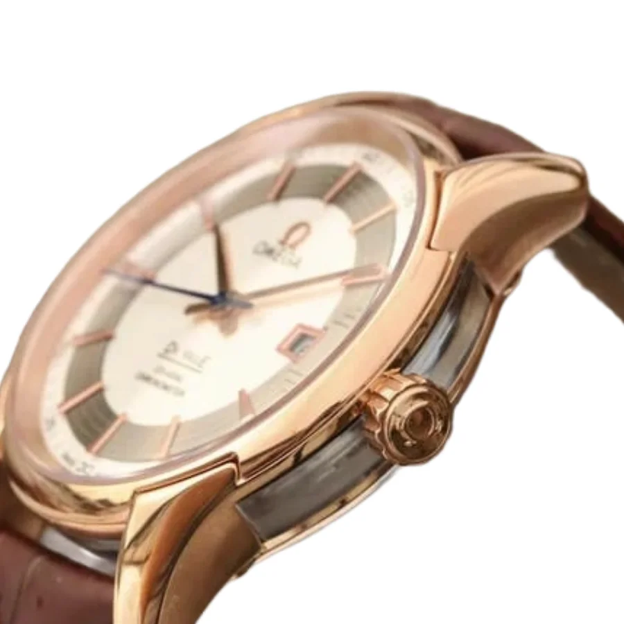Omega De Ville Rose Gold Case 431.63.41.21.02.001 Super Clone