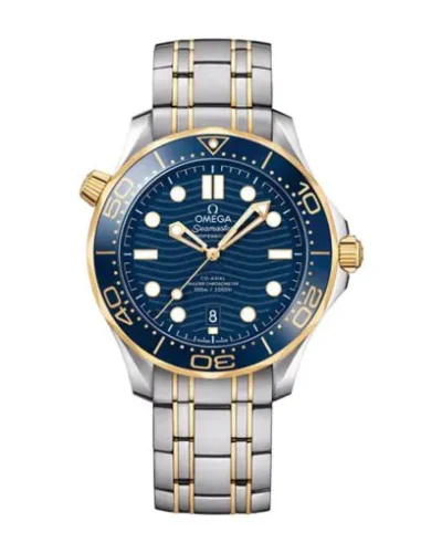 Omega Seamaster Gold Blue Super Clone