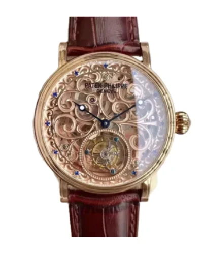 Patek Philippe Grand Complications Tourbillon Sapphire Rose Gold Super Clone