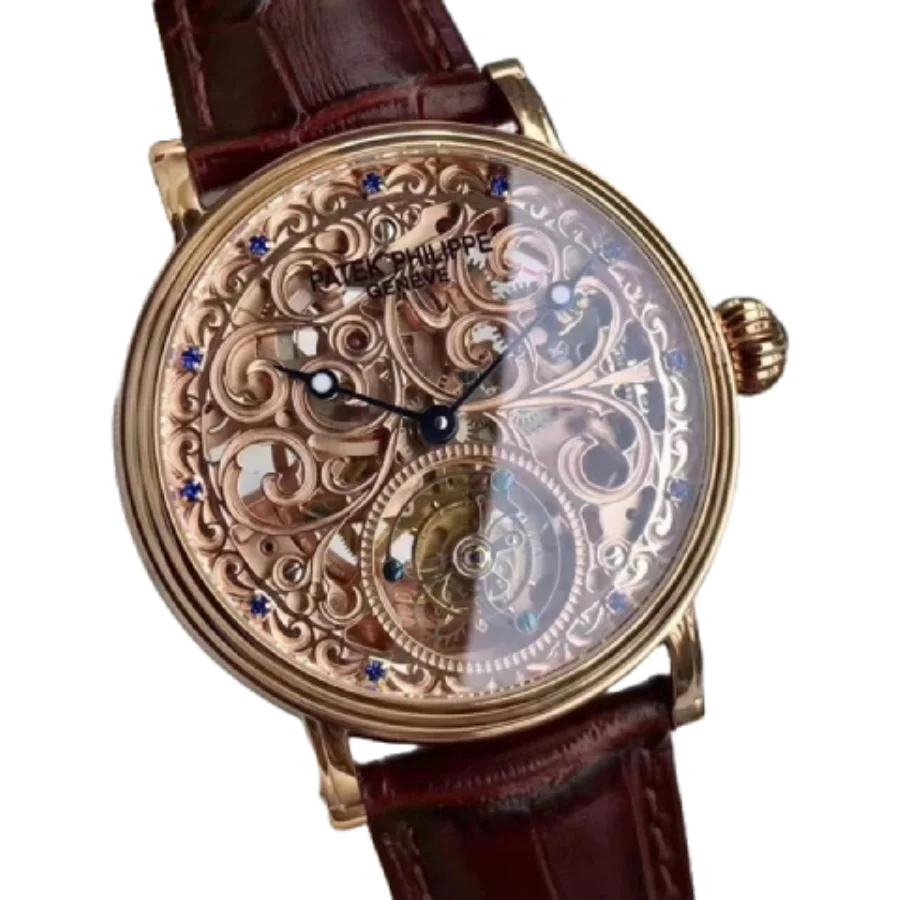 Patek Philippe Grand Complications Tourbillon Sapphire Rose Gold Super Clone