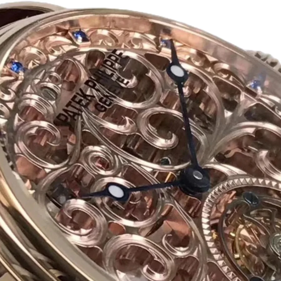 Patek Philippe Grand Complications Tourbillon Sapphire Rose Gold Super Clone