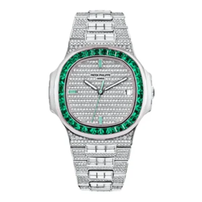 Patek Philippe Nautilus 5711/1300A Emerald Bezel Super Clone