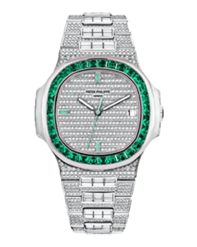 Patek Philippe Nautilus 5711/1300A Emerald Bezel Super Clone