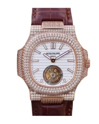 Patek Philippe Nautilus 5711 Tourbillon Jumbo Rose Gold Super Clone
