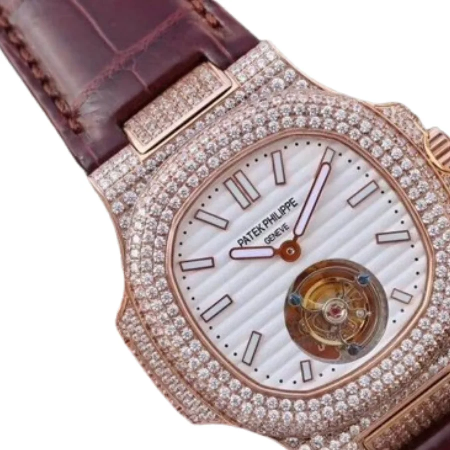 Patek Philippe Nautilus 5711 Tourbillon Jumbo Rose Gold Super Clone