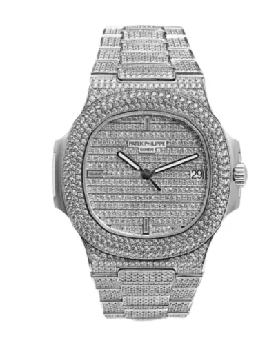 Patek Philippe Nautilus 5719/10G-010 Iced Out Super Clone