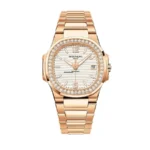 Patek Philippe Nautilus 7118/1200R-001 Rose Gold Diamond Bezel Super Clone