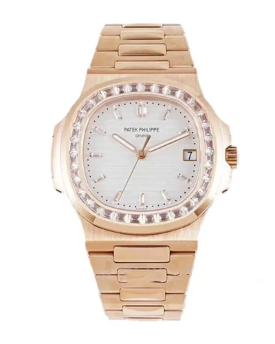 Patek Philippe Nautilus 7122/1R-001 Rose Gold White Super Clone