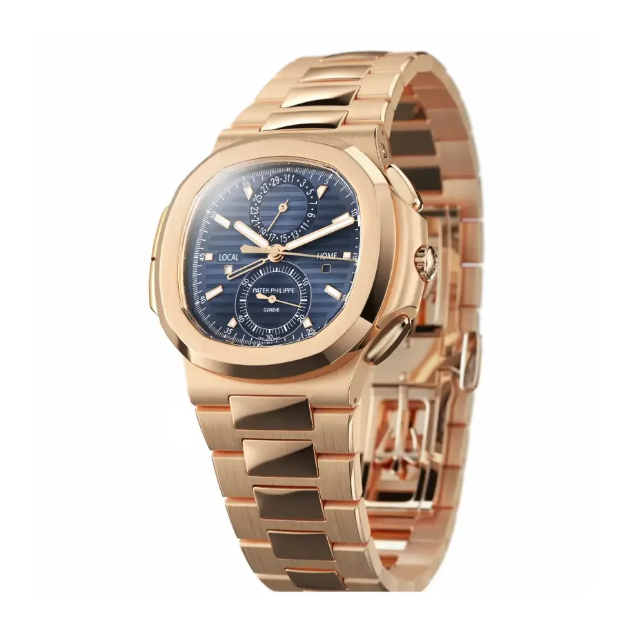 Patek Philippe Nautilus Travel Time Chronograph 5990/1R-001 Super Clone