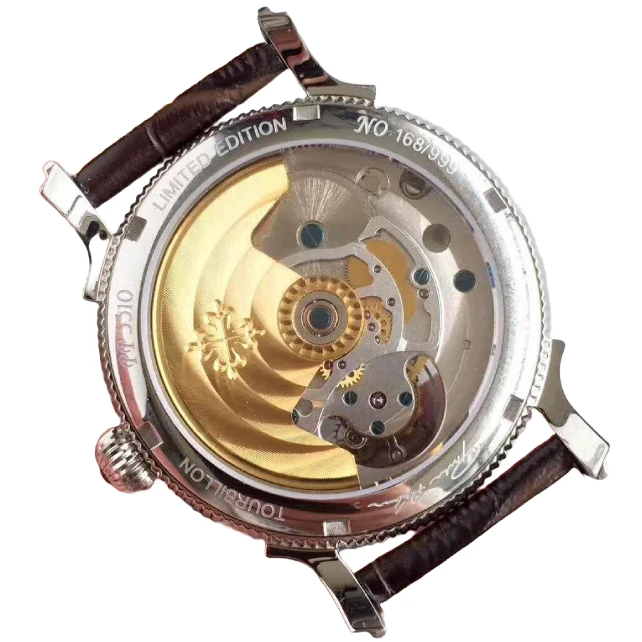 Patek Philippe Tourbillon Moonphase Black Dial Super Clone