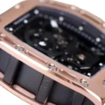 Richard Mille RM 52-01 Tourbillon Skull Dial Rose Gold Super Clone