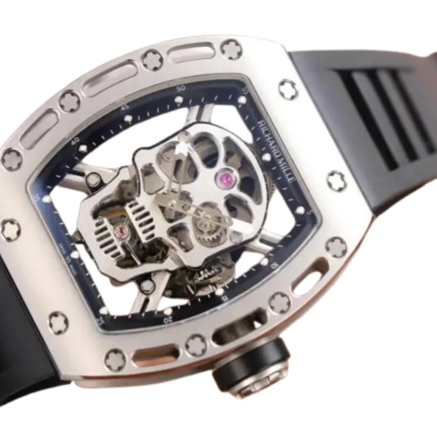 Richard Mille RM 52-01 Tourbillon Skull Grey Super Clone