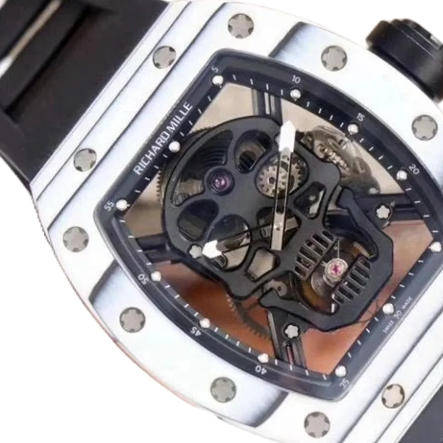 Richard Mille RM 52-01 Tourbillon Skull White Super Clone