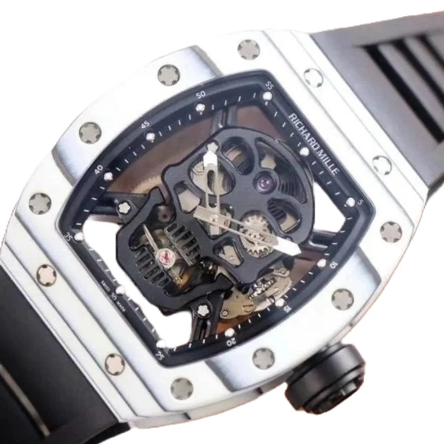 Richard Mille RM 52-01 Tourbillon Skull White Super Clone